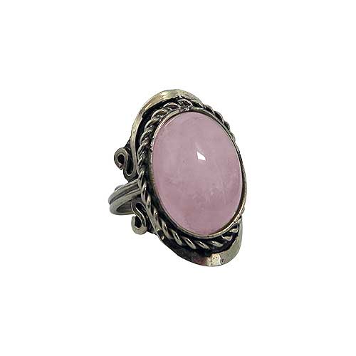 Semi Precious Stone Assorted Shape Adjustable Metal Ring